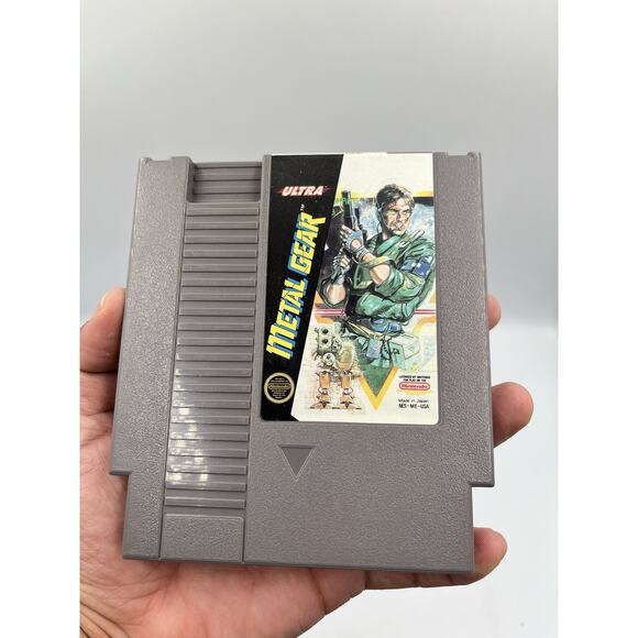 Metal Gear (Nintendo Entertainment System, 1988) Cart, Manual, & Case - Picture 8 of 12